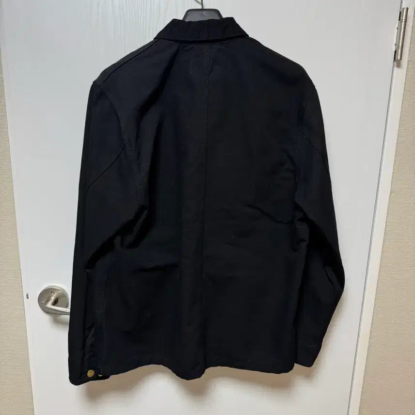 [BUNJANG] Carhartt WIP Dearborn Canvas Michigan Chore Coat Black / 칼하트 WIP 디어본 캔버스 미시건 초어 코트 블랙 - 스프링
