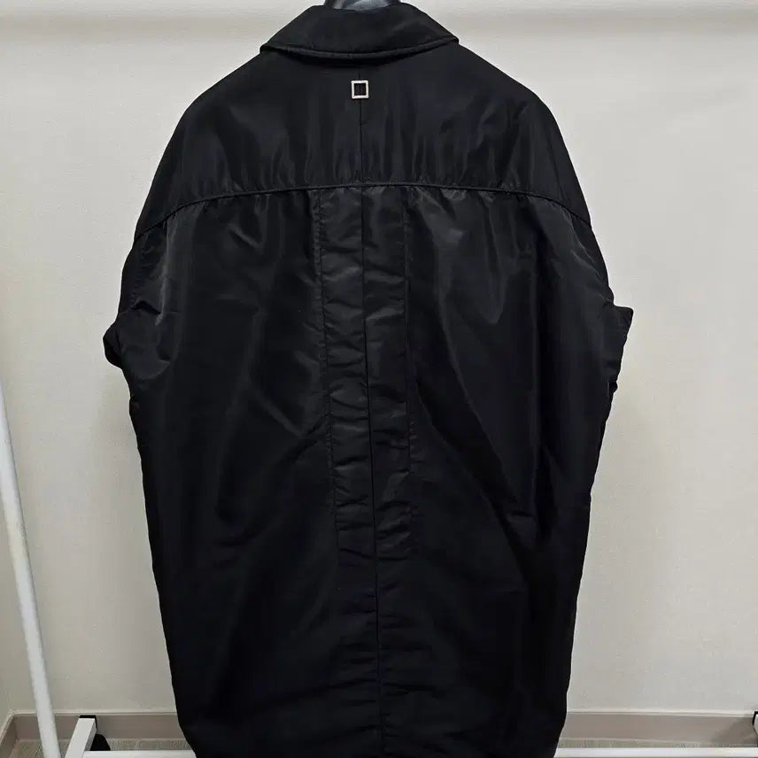 [BUNJANG] Wooyoungmi Back Logo Coat Black Size 46 / 우영미 백로고 코트 46사이즈 블랙 판매