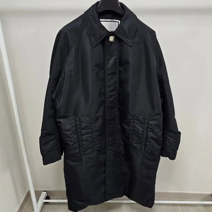 [BUNJANG] Wooyoungmi Back Logo Coat Black Size 46 / 우영미 백로고 코트 46사이즈 블랙 판매