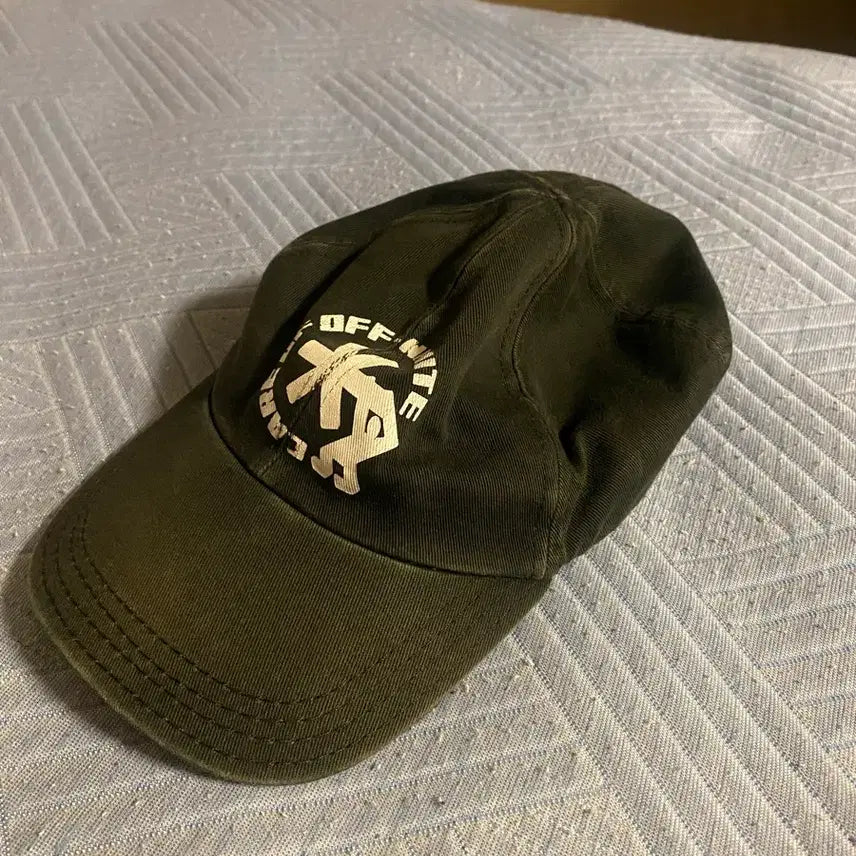 [BUNJANG] Off-White Black Low-Profile Cap / 오프화이트 블랙 볼캡