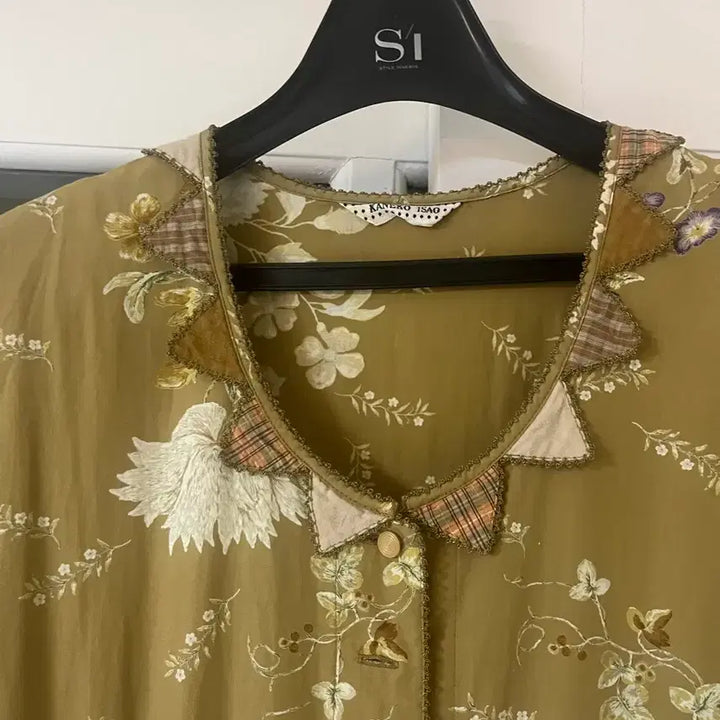 [SOLD OUT] 수제 꽃 수 레이스 플라워 롱 원피스(66-77가능)