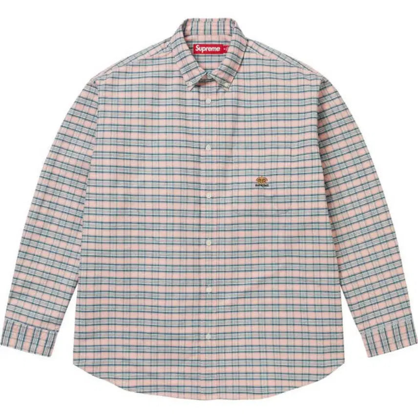 [SOLD OUT] [XL] 25FW 슈프림 루즈핏 플란넬 옥스포드 셔츠