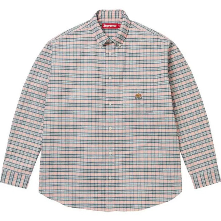 [SOLD OUT] [XL] 25FW 슈프림 루즈핏 플란넬 옥스포드 셔츠