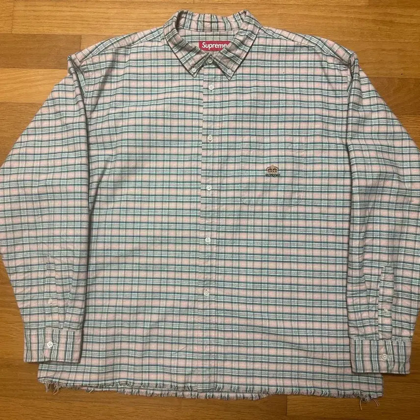 [SOLD OUT] [XL] 25FW 슈프림 루즈핏 플란넬 옥스포드 셔츠