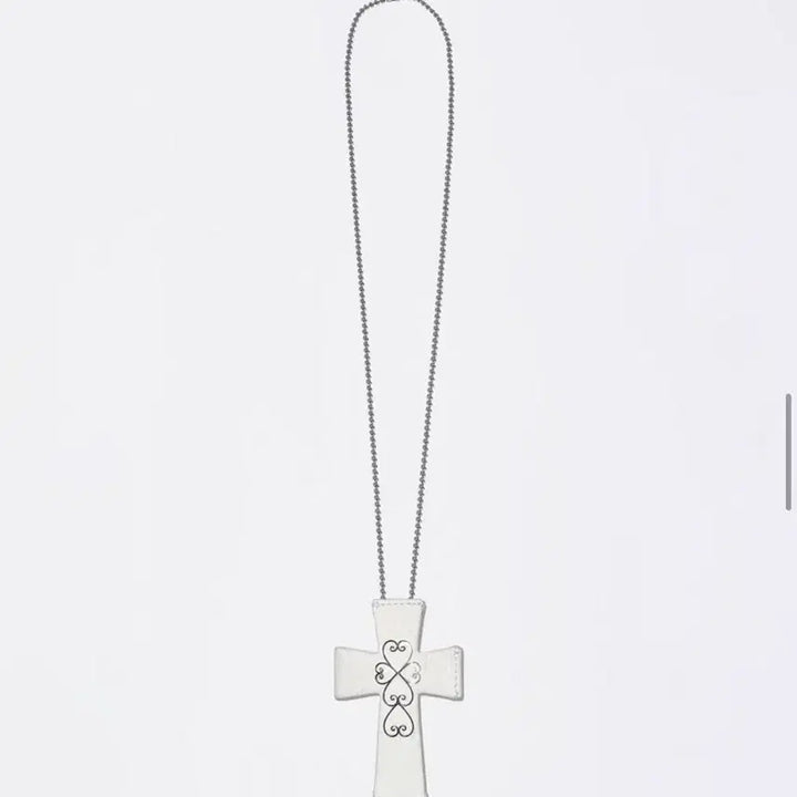 [BUNJANG] Sculptor Cross Hair-On Strap Wallet White / 스컬프터 크로스 헤어 온 스트랩 월렛 화이트 Sculptor Cross