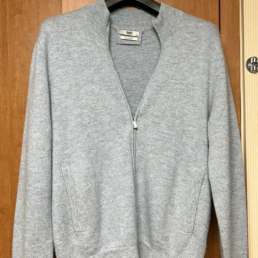 [BUNJANG] Daks Cashmere 100% Zip-Up Cardigan / 닥스 캐시미어 100% 집업 가디건 100