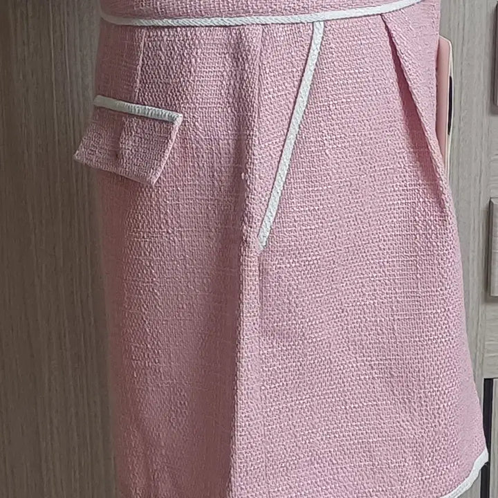 [BUNJANG] Mari Market Pink Tweed Shorts / 마리마켓 핑크 트위드 반바지