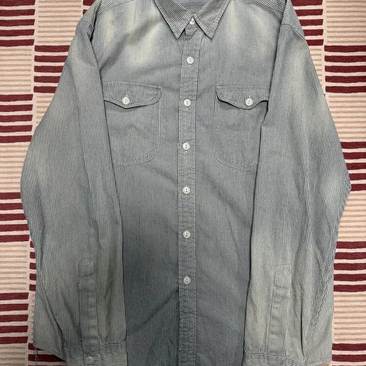 [BUNJANG] RRL Hickory Stripe Shirt / 더블알엘 RRL 히코리 스트라이프 셔츠