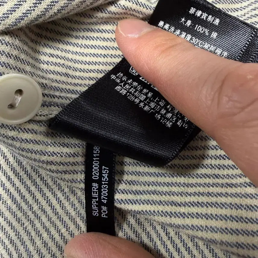 [BUNJANG] RRL Hickory Stripe Shirt / 더블알엘 RRL 히코리 스트라이프 셔츠