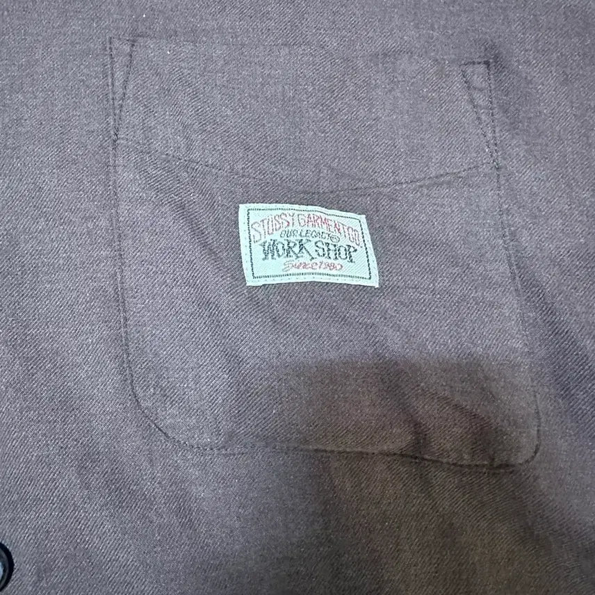 [BUNJANG] Stüssy x Our Legacy Workshop Loco Shirt Umber Twill Flannel / 스투시 x 아워레가시 워크샵 로코 셔츠 엄버 트윌 플란넬