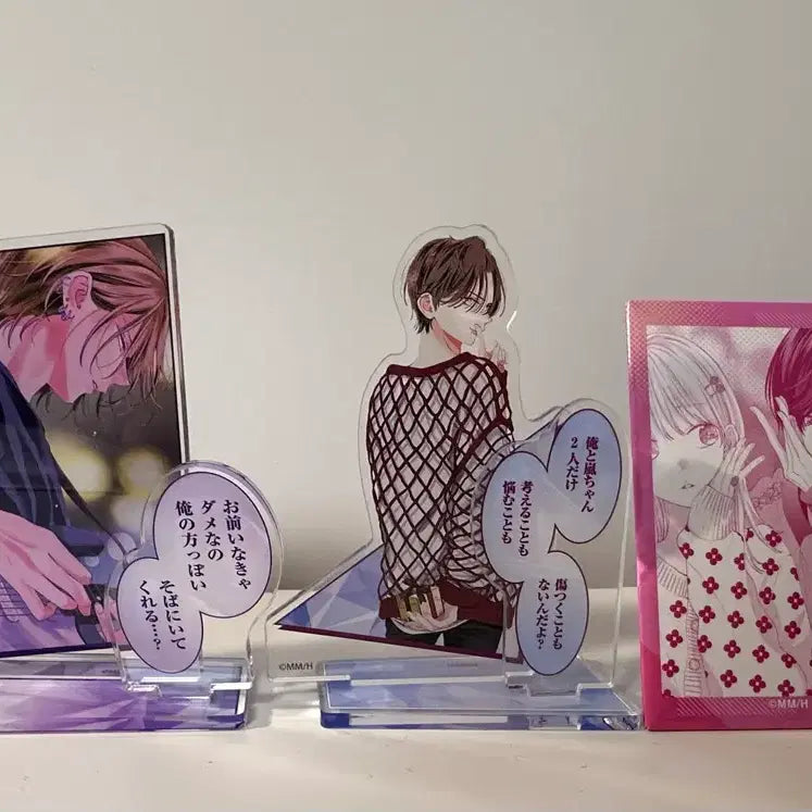 [BUNJANG] Spring Storm &amp; Monster Acrylic &amp; Badge Stand Bundle / 봄의폭풍과몬스터, 길고양이와 늑대 아크릴, 뱃지스탠드