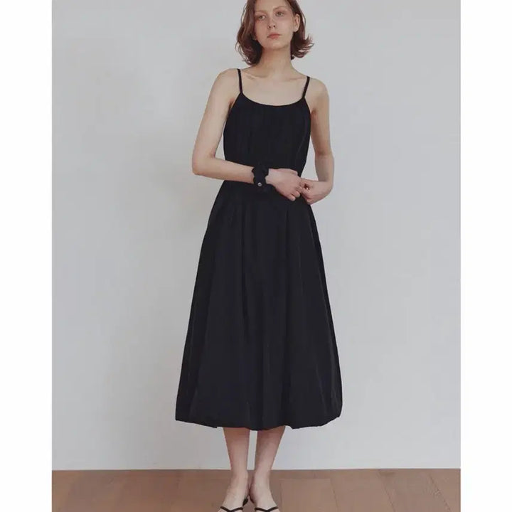 [BUNJANG] Elloge Puffball Mini Dress Black / 엘로주 elloge 퍼프볼 드레스 블랙 미니