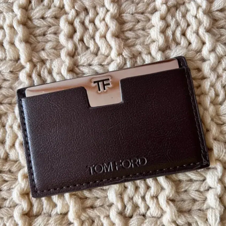 [SOLD OUT] 정품)톰포드 TF 카드지갑 브라운