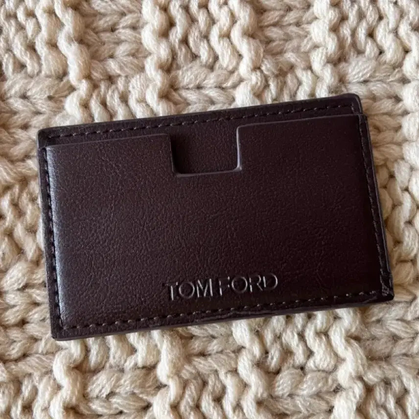 [SOLD OUT] 정품)톰포드 TF 카드지갑 브라운