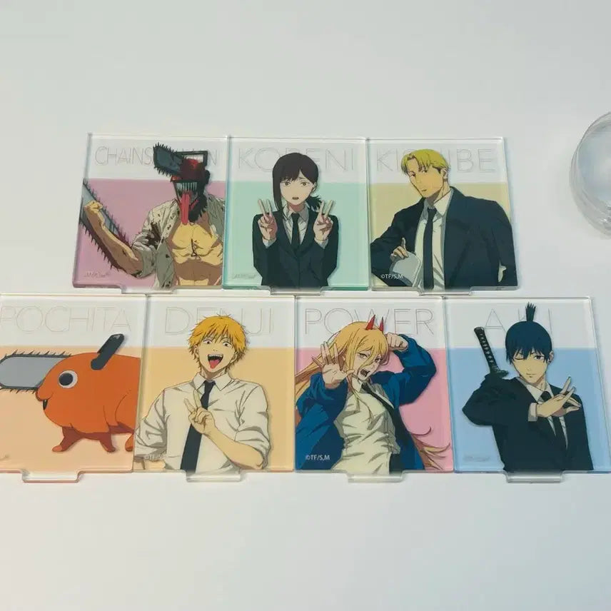 [BUNJANG] Ensky Chainsaw Man Mini Acrylic Stand Bundle Set / 엔스카이 체인소맨 미니 아크릴 스탠드 일괄