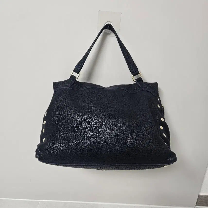 [BUNJANG] Zanellato Black Leather Tote Bag Shoulder Bag / 자넬라토 가죽좋은 블랙  토트백 숄더백