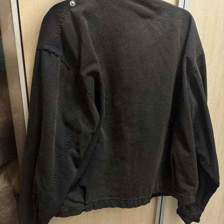 [BUNJANG] Vintage Washed Black Jacket / 빈티지 워싱 데미지 자켓