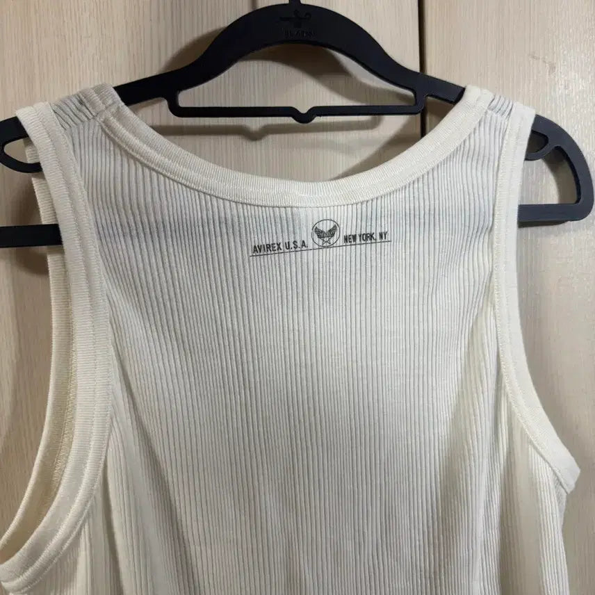[BUNJANG] Avirex Ribbed Tank Top / 일본 아비렉스 골지 탱크 나시탑