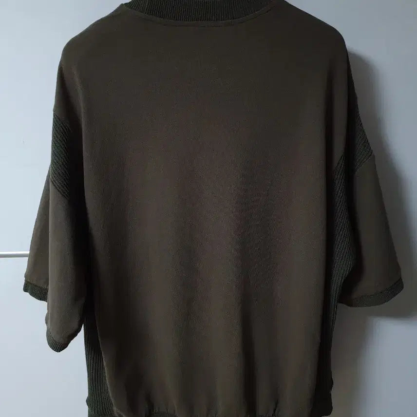 [BUNJANG] Time Homme Dark Khaki Short Sleeve T-shirt / (100) 타임옴므 다크카키 반팔티셔츠