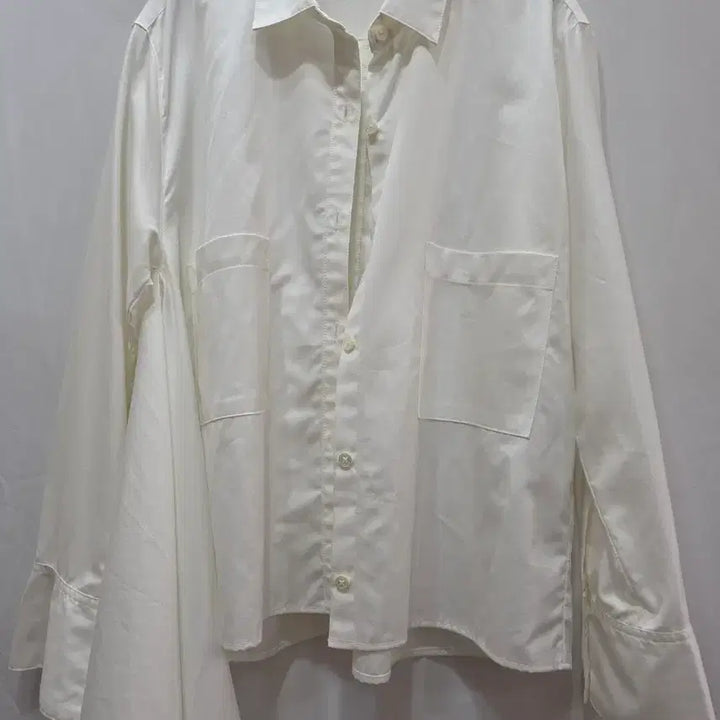 [BUNJANG] Mihara Yasuhiro Asymmetrical White Shirt / (정품)미하라 야스히로언발란스 여성 화이트 셔츠