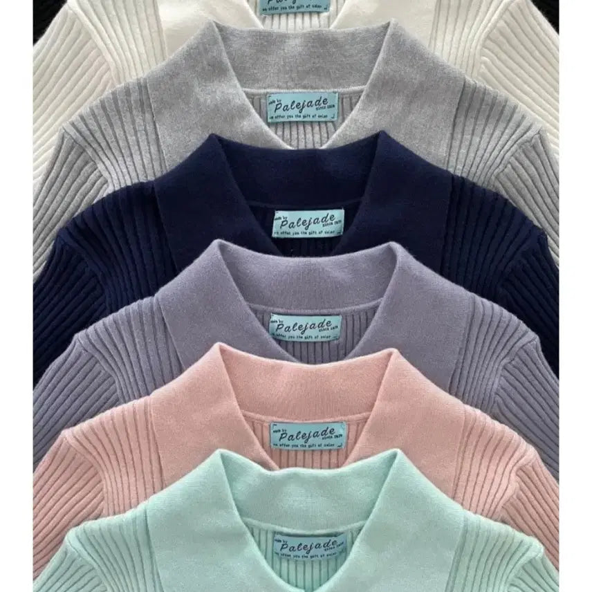 [BUNJANG] Pale JADE MAC Short Sleeve Knit Cardigan Lavender / 페일제이드 맥 반팔니트 카라니트 연보라