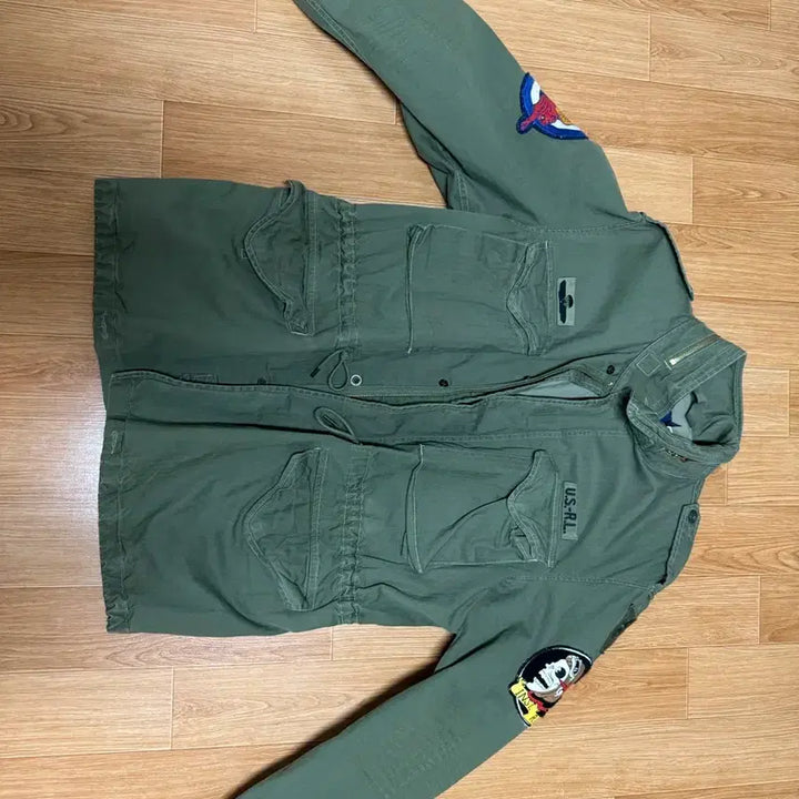 [SOLD OUT] 폴로 랄프로렌 M65 자켓, 해골야상 (XL, 1회착)