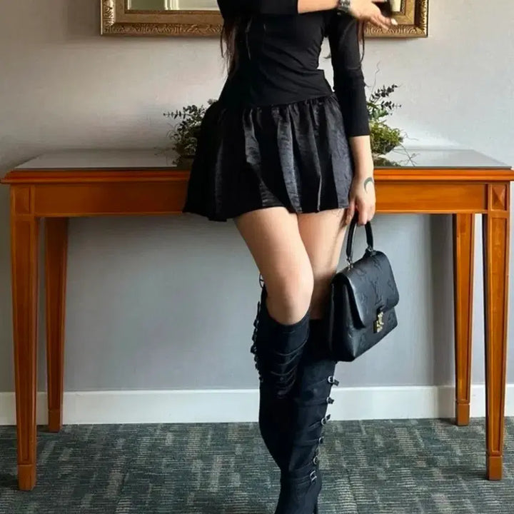 [BUNJANG] Hipnotic Black Mini Party Dress / [새상품/원가 4.8] 백트임 블랙 미니 파티 원피스 히프나틱 순느