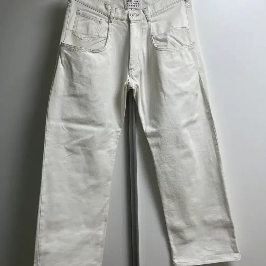 [BUNJANG] Maison Margiela Contrast Semi-Bootcut Wide Pants / 마르지엘라 콘트라스트 세미 부츠컷 와이드 팬츠