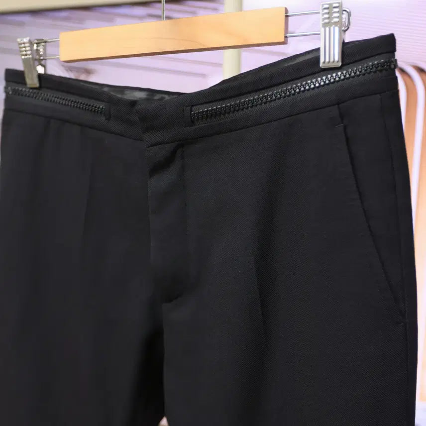 [BUNJANG] Givenchy Black Wool Blend Tailored Fit Dress Pants / 검정 슬랙스 끝판 느낌 지방시 이태리 메이드