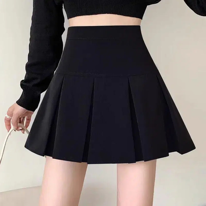 [BUNJANG] Black Tennis Skirt M Size / 새상품 여성 블랙 테니스스커트 M사이즈