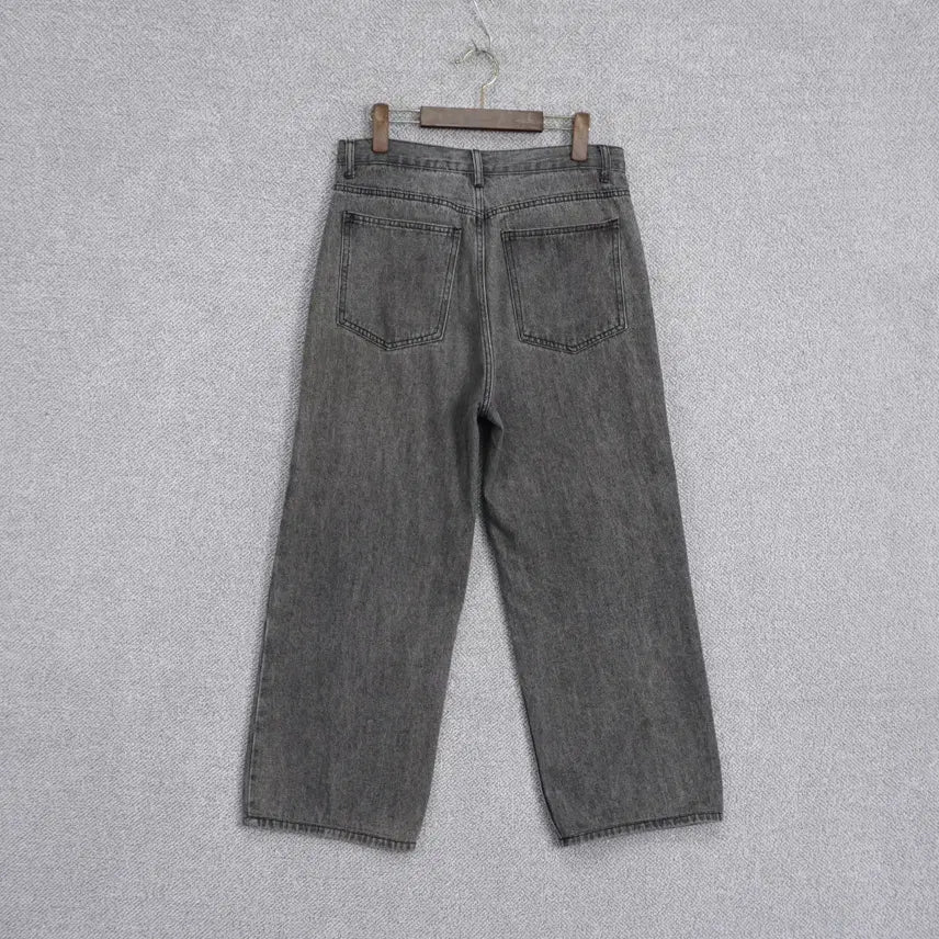 [BUNJANG] Good Life Works Gray Wide Fit Denim Pants Size 31 / 굿라이프웍스 그레이 와이드핏 데님 팬츠 31size