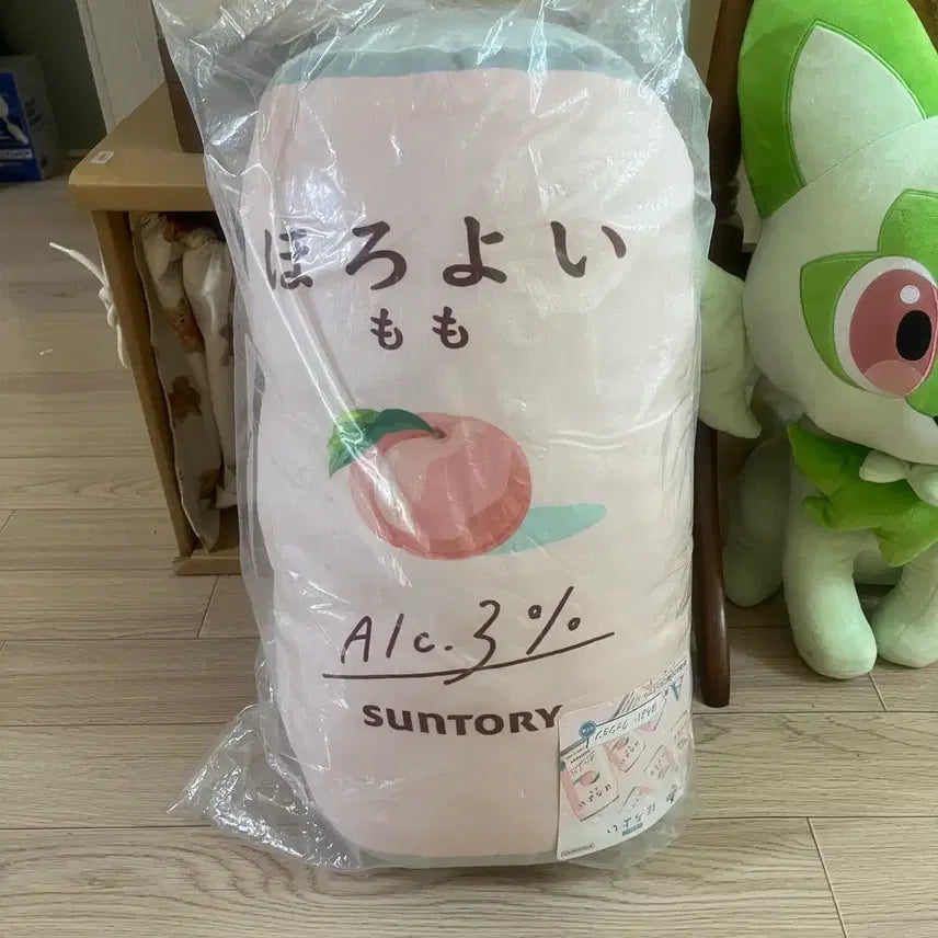 [BUNJANG] Suntory Horoyoi Momo Peach Cushion Ichiban Kuji / 산토리 호로요이 모모 복숭아 쿠션 이치방쿠지