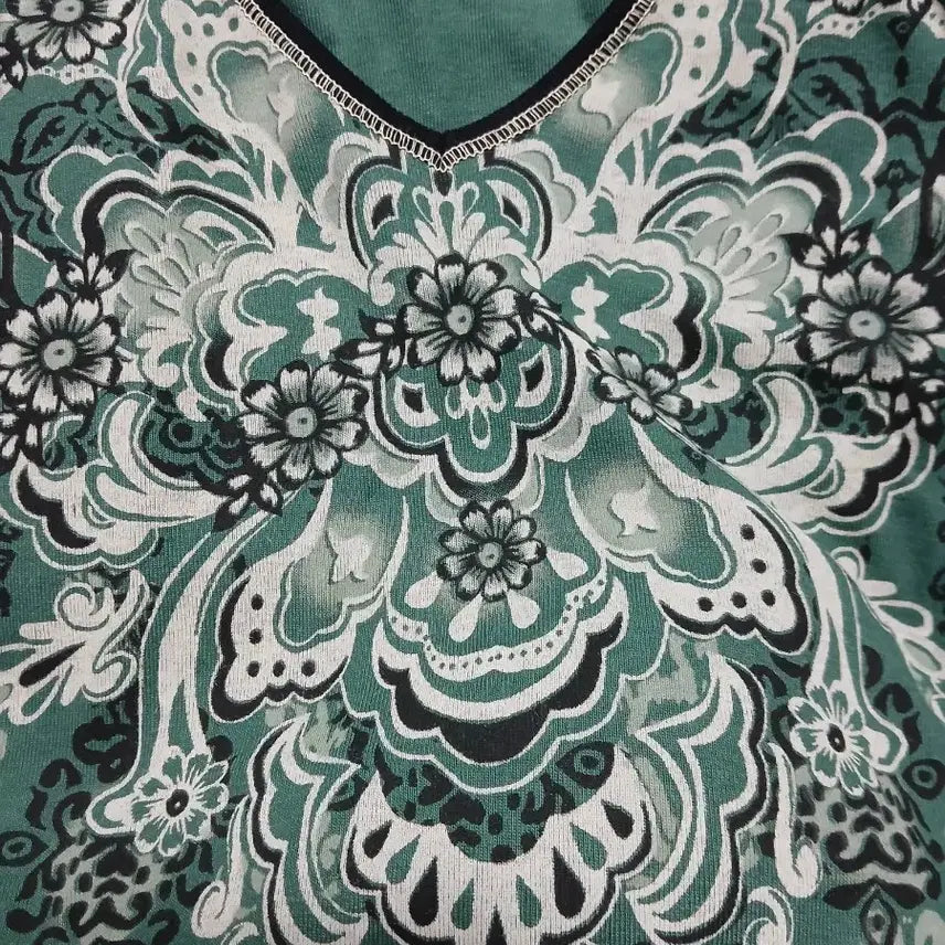 [BUNJANG] Vanilla Sugar Floral Print T-Shirt / 바닐라슈가 플라워티셔츠
