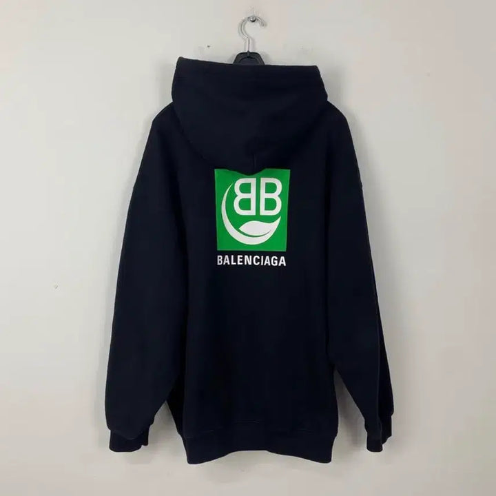 [BUNJANG] Balenciaga BB Logo Hoodie XL / 발렌시아가 그린 BB 백로고 후드티 XL <590>
