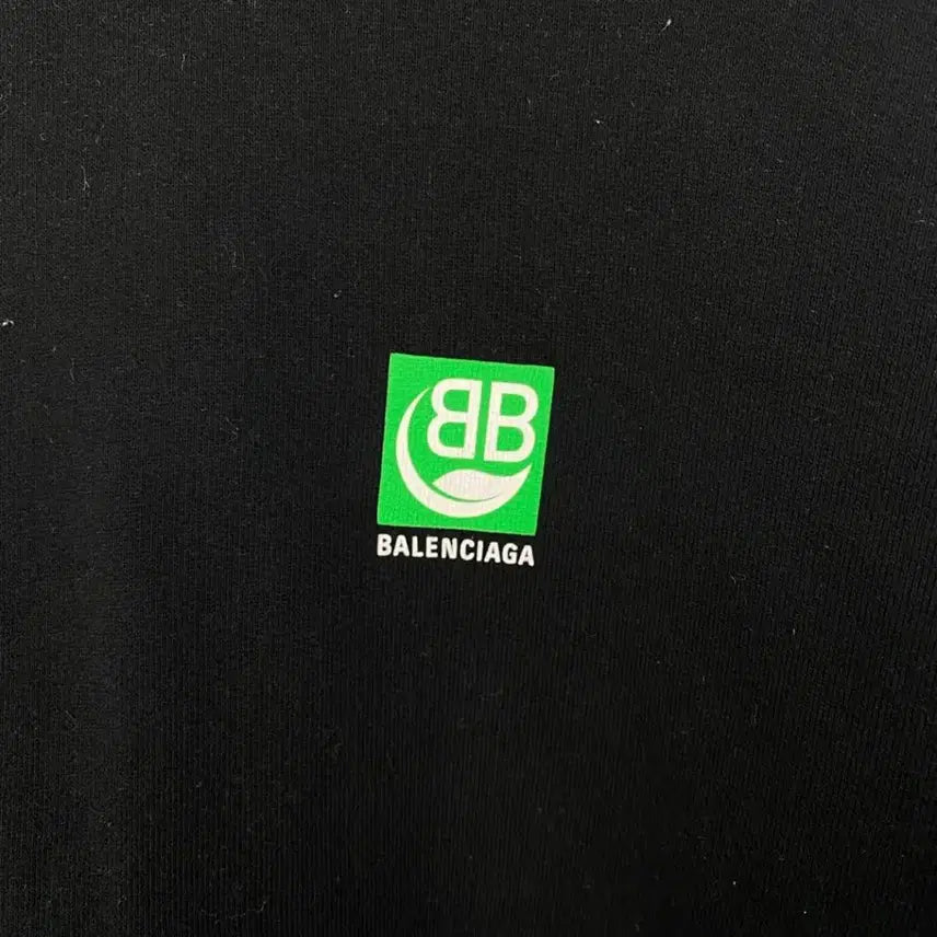 [BUNJANG] Balenciaga BB Logo Hoodie XL / 발렌시아가 그린 BB 백로고 후드티 XL <590>