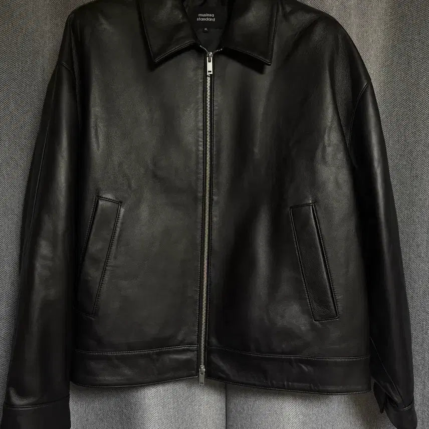 [BUNJANG] Musinsa Standard Lambskin Oversized Single Jacket XL / 램스킨 오버사이즈 싱글 재킷 XL