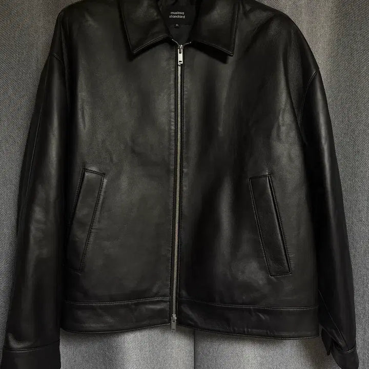[BUNJANG] Musinsa Standard Lambskin Oversized Single Jacket XL / 램스킨 오버사이즈 싱글 재킷 XL