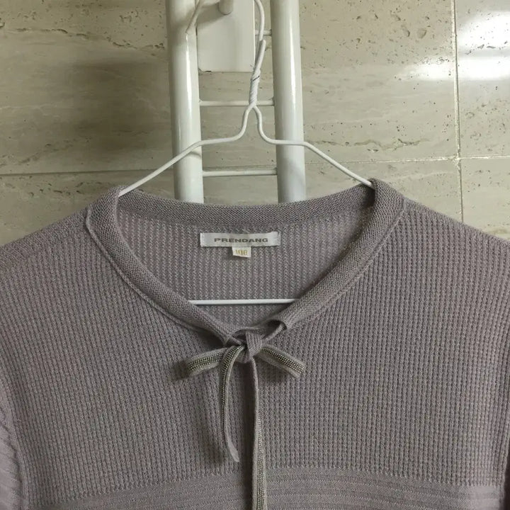[BUNJANG] Plenreing Ribbon Wool Knit Size 100 / 쁘렝땅 리본 울 니트 100