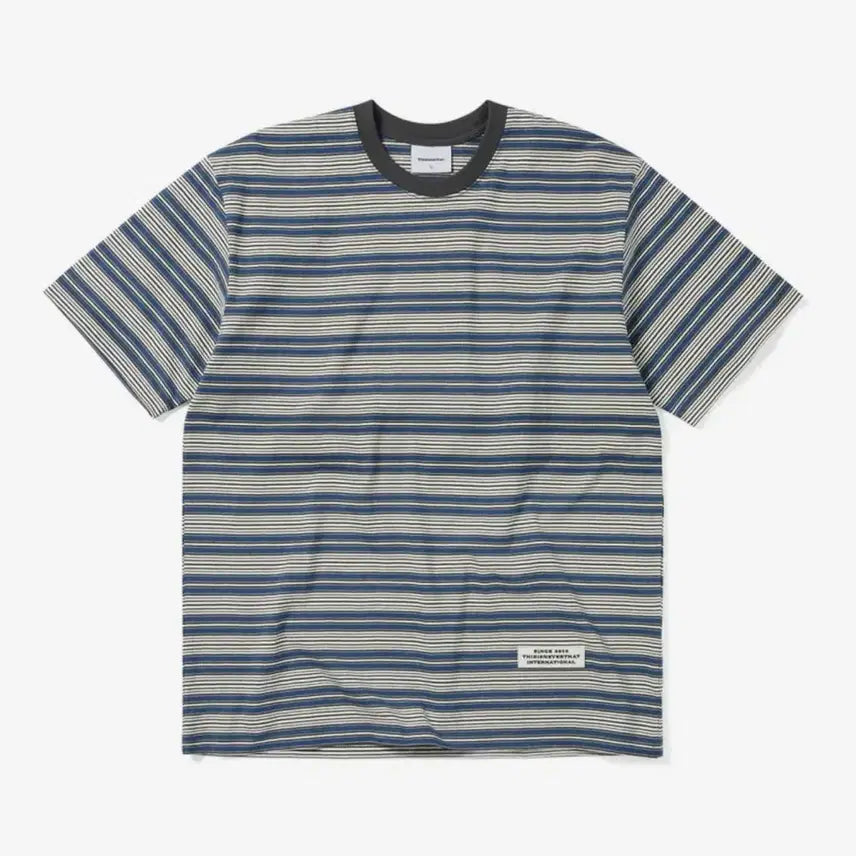 [SOLD OUT] 디스이즈네버댓 디네댓 스트라이프 반팔티 블루 Ssize