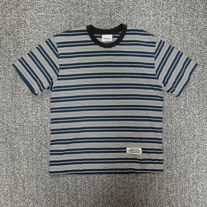 [SOLD OUT] 디스이즈네버댓 디네댓 스트라이프 반팔티 블루 Ssize
