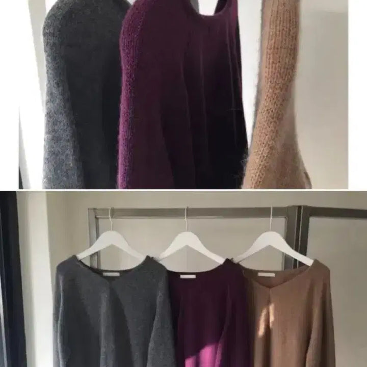 [BUNJANG] Nadal Grape Knit Top / 나달 nadal  니트 상의