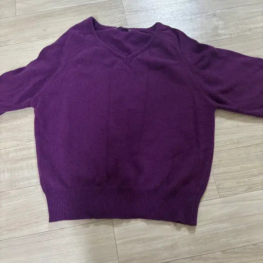 [BUNJANG] Nadal Grape Knit Top / 나달 nadal  니트 상의