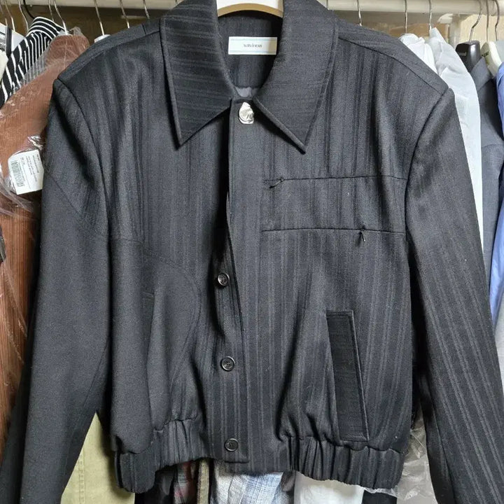[BUNJANG] Waveniss Tunneling Blouson Jacket Size 2 with Brooch Service / 웨이비니스 터널링 블루종 2사이즈 / 구매시 브로치 서비스