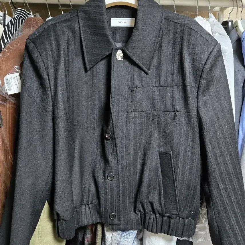 [BUNJANG] Waveniss Tunneling Blouson Jacket Size 2 with Brooch Service / 웨이비니스 터널링 블루종 2사이즈 / 구매시 브로치 서비스