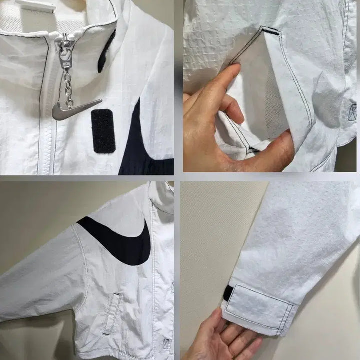[BUNJANG] Nike Swoosh Windbreaker Jacket - Size S / 나이키 스우시 바람막이 S사이즈