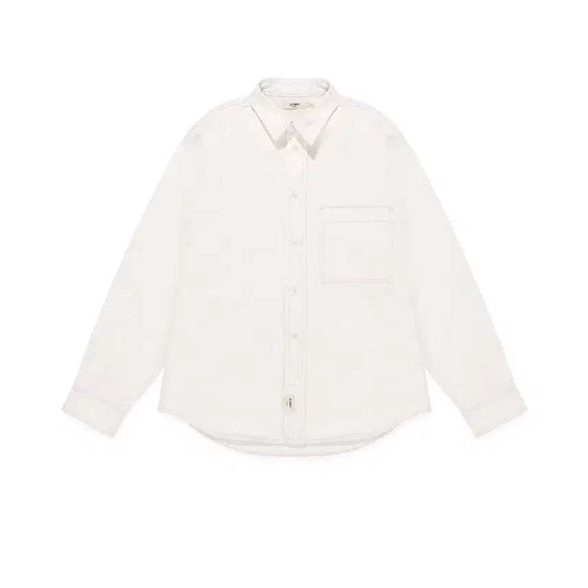 [BUNJANG] Glony Classic Twill Shirt White / 글로니 클래식 트윌 셔츠 화이트s 판매해요
