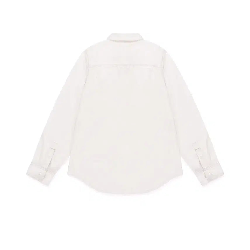 [BUNJANG] Glony Classic Twill Shirt White / 글로니 클래식 트윌 셔츠 화이트s 판매해요