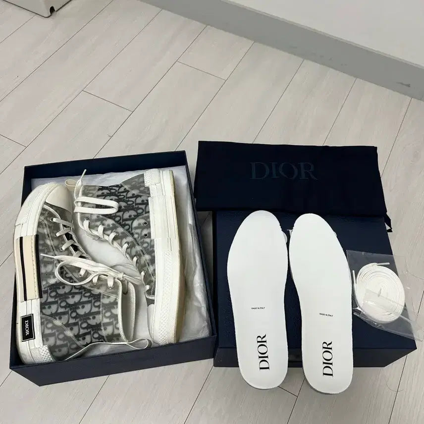 [BUNJANG] Dior Oblique Sneakers / 디올 오블리크 스니커즈 43