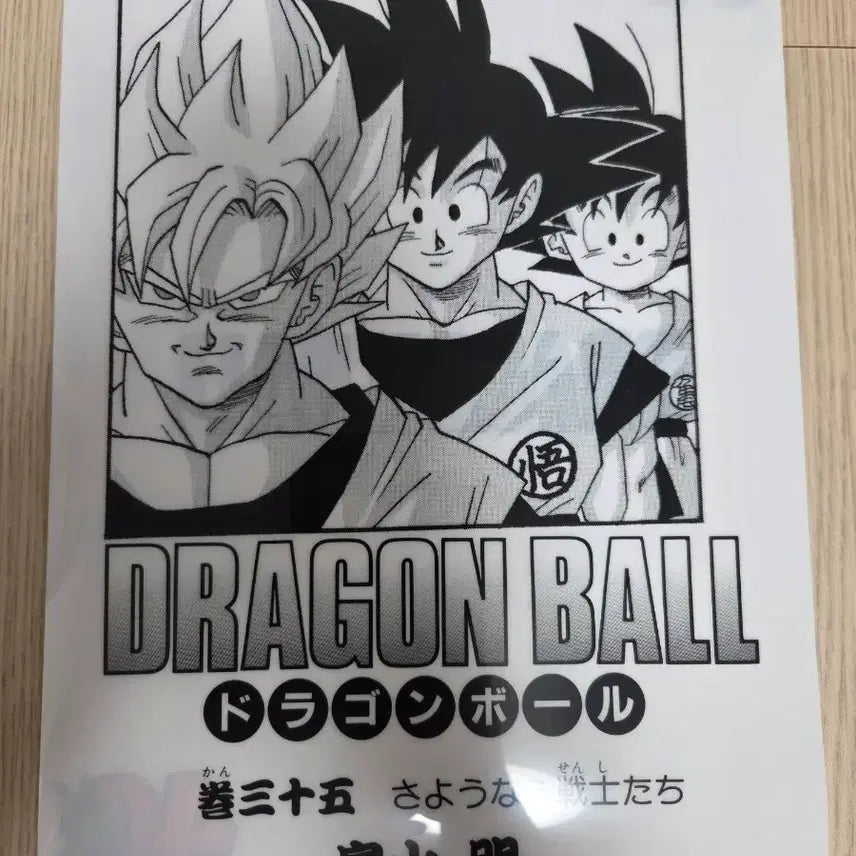 [BUNJANG] Dragon Ball Ichiban Kuji Clear File (G Prize) / 드래곤볼 이치방쿠지 클리어파일(G상)