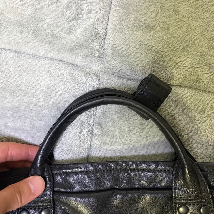 [BUNJANG] Porter Yoshida Around Leather Briefcase Black / porter 요시다 포터 around 라인 레더 브리프케이스 블랙